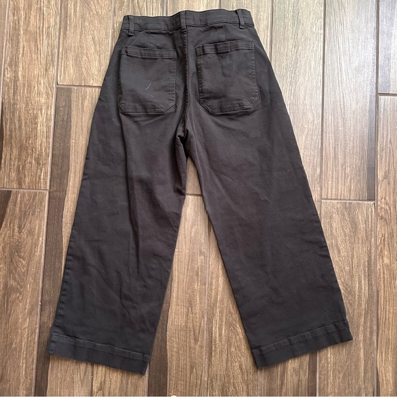 Everlane The Utility Wide Leg Pants in Black Sz 10R - Picture 6 of 10